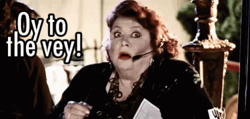 Oh Vey GIF. This 498 x 237 animated GIF is part of our oy vey collection. View the original animation, share it, or browse related GIFs.