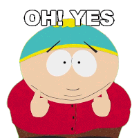 Oh Yes Eric Cartman Sticker