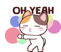 Ohyeah Meong Sticker