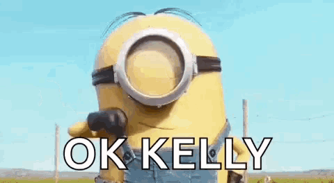 Ok Kelly Minions GIF
