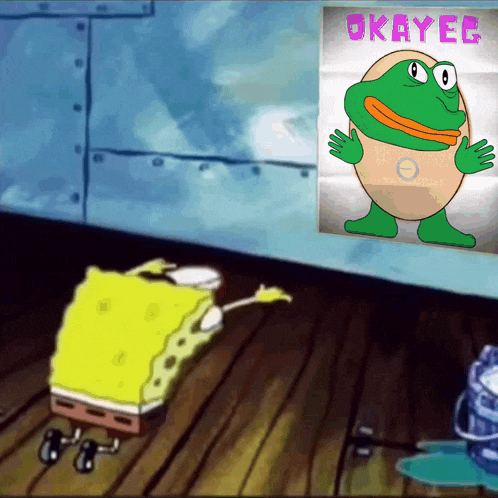Okayeg Frog GIF