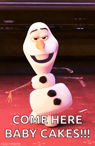 Olaf Elsa GIF