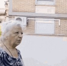 Old Lady Running Away GIF