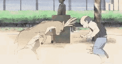 Old Man Anime GIF