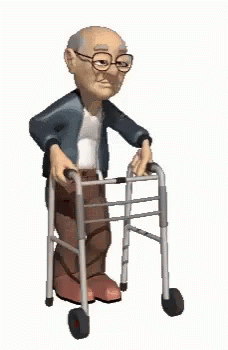 Old Man Walk GIF