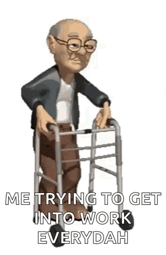 Old Man Walker GIF
