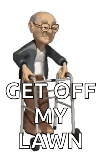 Old Man Walker GIF