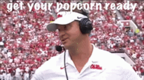 Ole Miss GIF. This 498 x 278 animated GIF is part of our get your popcorn ready collection. Related themes include football, popcorn. Created by courtdex…