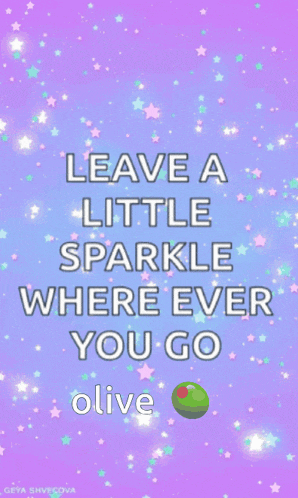 Olive Sparkle GIF