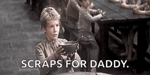 Oliver Twist Reaction GIF. This 498 x 249 animated GIF is part of our oliver twist please sir collection. Related themes include food, hungry, love. Created…