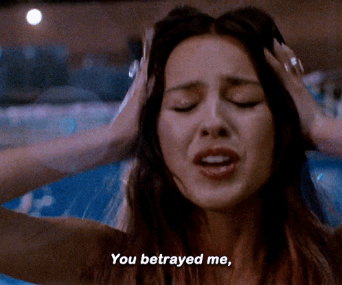 Olivia Rodrigo Traitor GIF