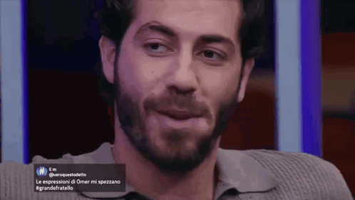 Omer Elomari Grande Fratello GIF