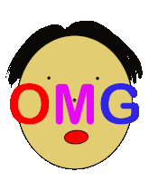 Omg Haha Sticker
