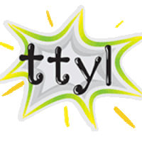 Omg Ttyl Sticker