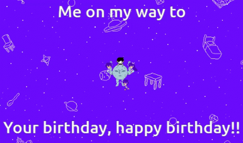 Omori Pluto GIF. This 498 x 292 animated GIF is part of our over the hill birthday collection. Related themes include happy birthday. Created by CloveyCola…