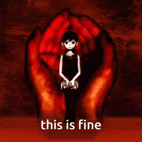 Omori This Is Fine GIF