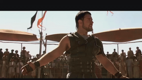 On Efight4 GIF. This 498 x 280 animated GIF is part of our gladiator are you not entertained collection. Created by mediaman. View the original animation…