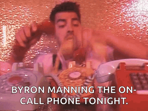 On The Phone Overwhelmed GIF