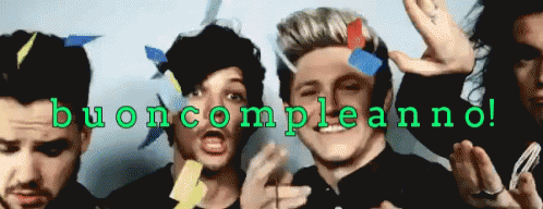 One Direction Buon Compleanno Compleanno Anni Fare Gli Anni Buoncompleanno GIF