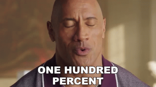 One Hundred Percent Dwayne Johnson GIF