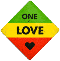 One Love One Heart One Destiny Bob Marley One Love Sticker