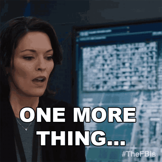 One More Thing Isobel Castille GIF
