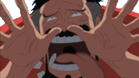 One Piece Monkey D Garp Sticker