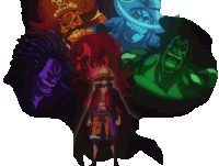 One Piece Monkey D Luffy Sticker