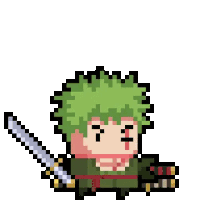 One Piece Pixel Sticker