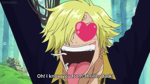 One Piece Sanji And Perona GIF. This 480 x 270 animated GIF is part of our gracias por su atencion anime collection. Related themes include anime, happy…
