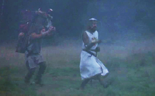 Onward GIF. This 500 x 311 animated GIF is part of our monty python and the holy grail collection. Related themes include horse, monty python. View the…