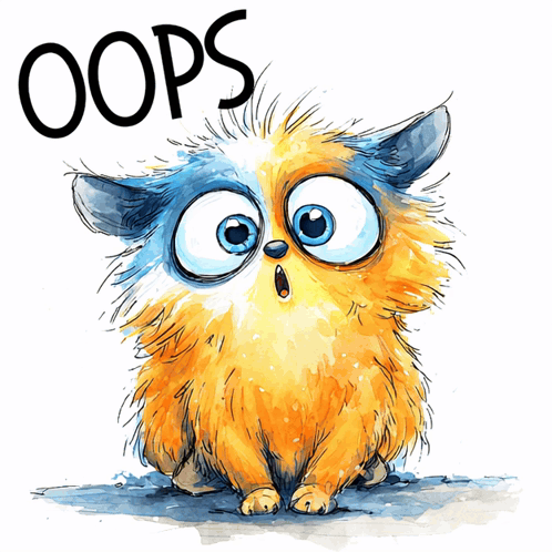 Oops Mistake GIF