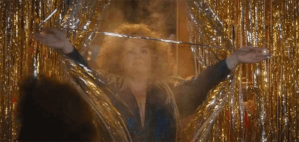 Open Curtains Grand Entrance GIF