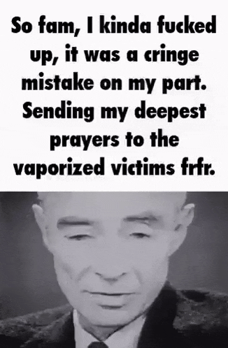Oppenheimer Oppenheimer Meme GIF