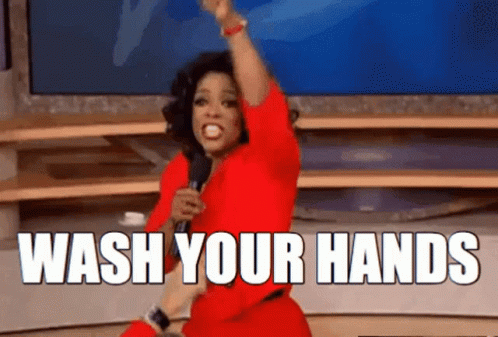 Oprah Wash Hands GIF. This 498 x 337 animated GIF is part of our lavado de manos collection. Created by SCHWEBBZ. View the original animation, share it, or…