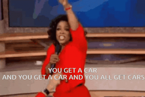 Oprah Winfrey GIF. This 498 x 334 animated GIF is part of our oprah you get a car collection. Created by idrkabts. View the original animation, share it, or…