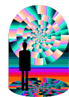Optical Illusion Patern Sticker