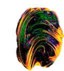 Optical Illusion Rotating Slime Sticker