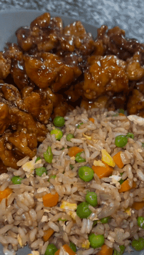 Orange Chicken Fried Rice GIF