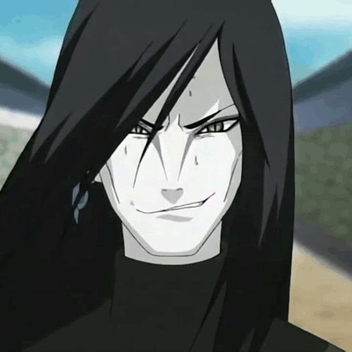 Orochimaru Roblox Smirk Face GIF