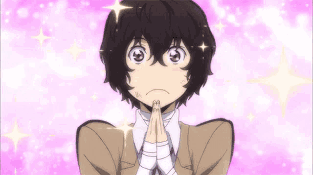 Osamu Dazai Pray GIF