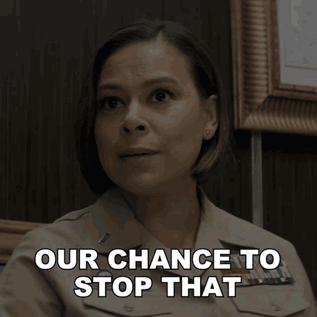 Our Chance To Stop That Is Now Lisa Davis GIF