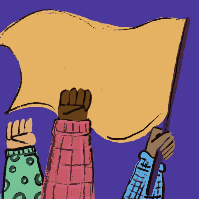 Our Time Now For Justice Raised Fist GIF
