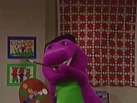 Ourfriendbarney Barney The Dinosaur GIF