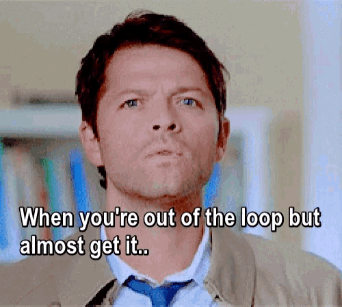 Out Of The Loop Misha Collins GIF
