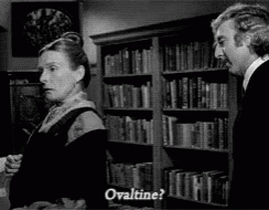Ovaltine? GIF. This 244 x 190 animated GIF is part of our frau blucher collection. View the original animation, share it, or browse related GIFs.