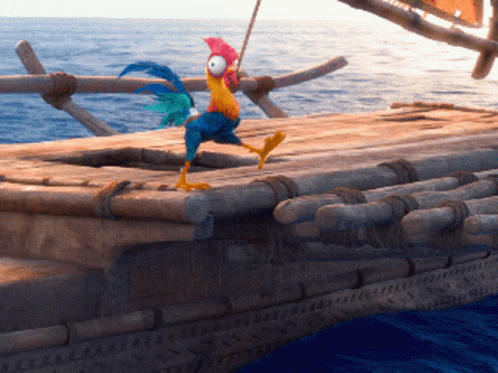 Overboard Moana GIF. This 498 x 373 animated GIF is part of our hei hei moana collection. Related themes include chicken, funny. Created by MsBearyBJ. View…