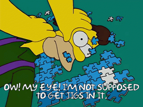 Ow My Eye Im Not Supposed To Get Jigs In It GIF