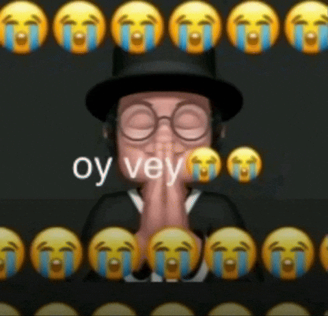 Oy Vey Cry Exquisiteethan GIF. This 480 x 462 animated GIF is part of our oy vey collection. Created by ExquisiteEthan. View the original animation, share…