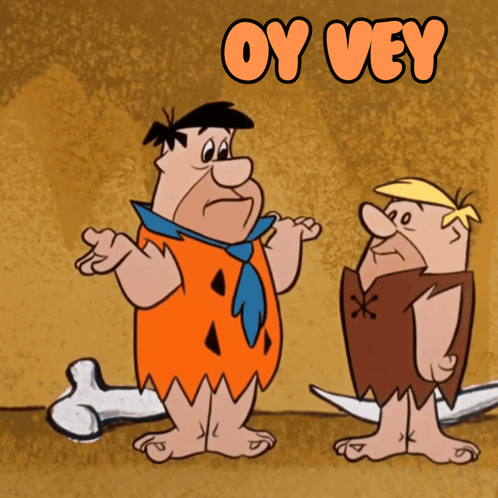 Oy Vey Flintstones GIF. This 498 x 498 animated GIF is part of our oy vey collection. Related themes include flintstones, oh no. Created by Jake2024. View…